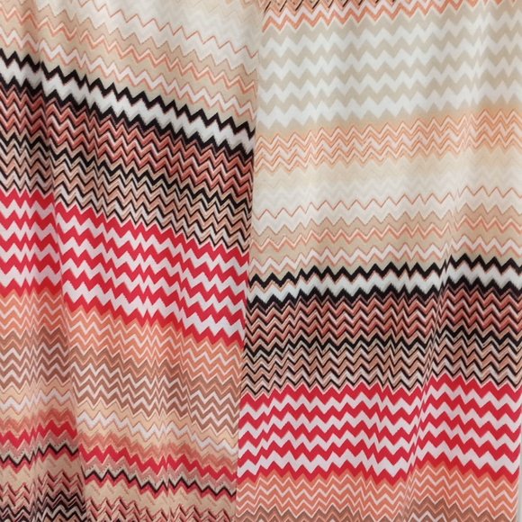 Bobbie Brooks Long Maxi Skirt Plus Size 1X Stretch Bohemian Striped Multicolor - Picture 9 of 11